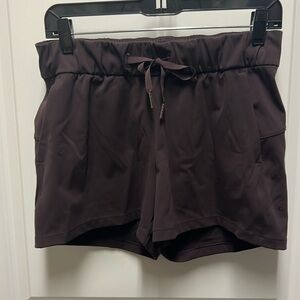 Lululemon size 6 purple shorts.